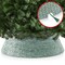 Casafield Christmas Tree Collar, Woven Water Hyacinth Tree Base Cover with Cord Cut Out